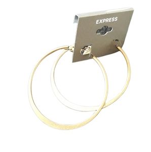 Express Bronze Hoop Earrings